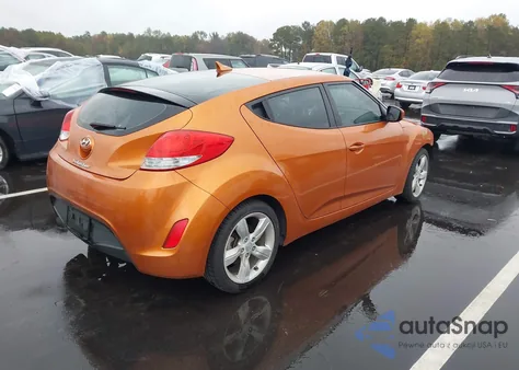 2014 Hyundai Veloster Base W/Black из США, поврежденный, VIN KMHTC6AD1EU183476